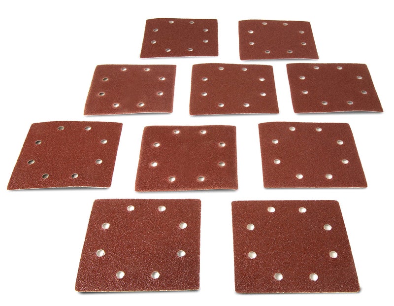 WEN 6304SP120 120-Grit Hook-and-Loop Sandpaper (10-Pack) - Image 1